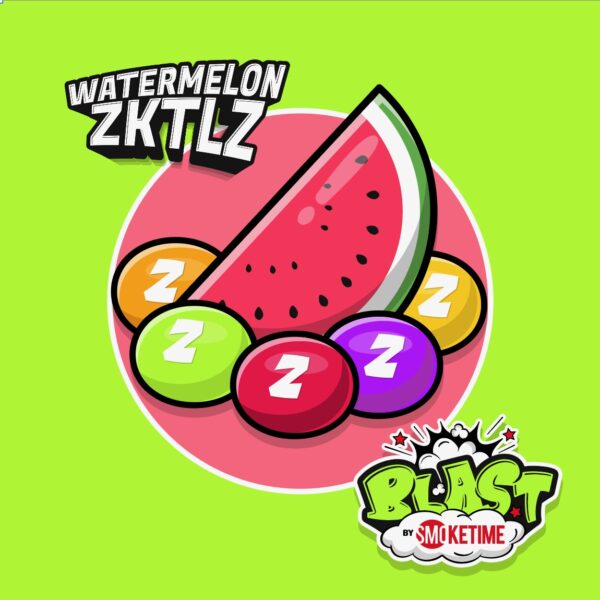 Watermelon Zittlez Liquid Diamond 2G Vape Cart