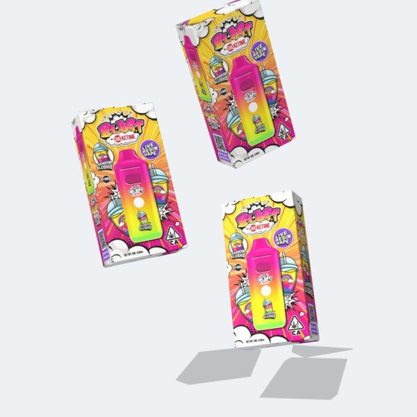 Rainbow Slushie Liquid Diamond/Live Resin 2G Vape Cart