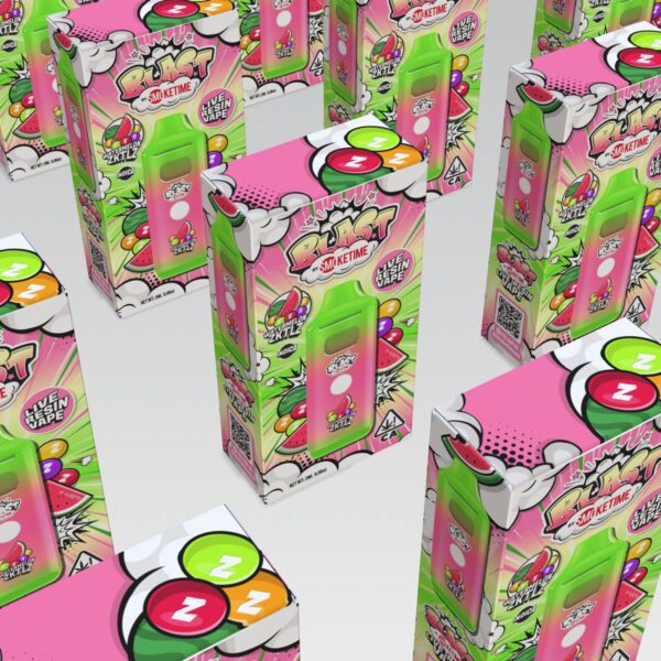 Watermelon Zittlez Liquid Diamond 2G Vape Cart